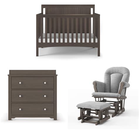 Amazon.com: Child Craft Scout 3-Piece Nursery Set, Includes 4-in-1 ...