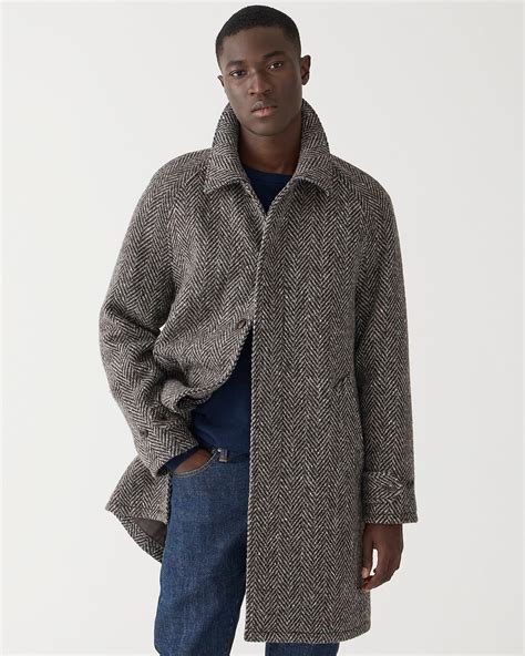 J.Crew: Ludlow Car Coat In Irish Wool Herringbone For Men | Car coat, J ...