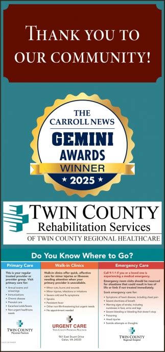 Thank You to Our Community, Twin County Regional Healthcare, Galax, VA