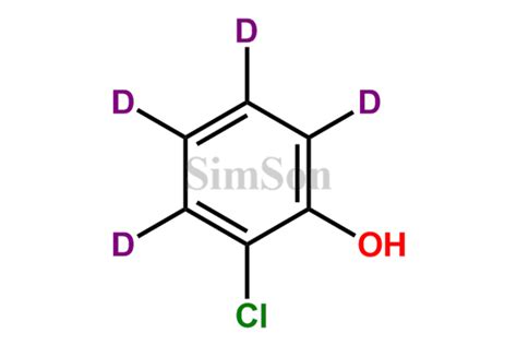 2-Chlorophenol-3,4,5,6-D4 | CAS No- 93951-73-6 | Simson Pharma Limited