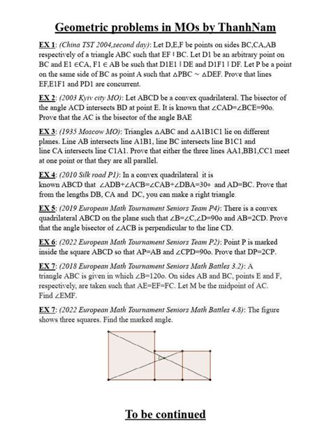 Image result for Geometric Problem Example