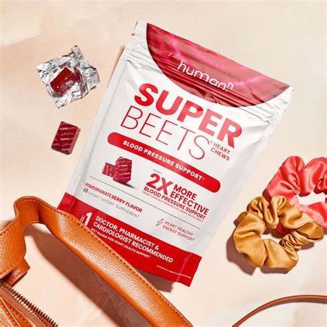 HumanN SuperBeets® Heart Chews - Pomegranate Berry | GNC
