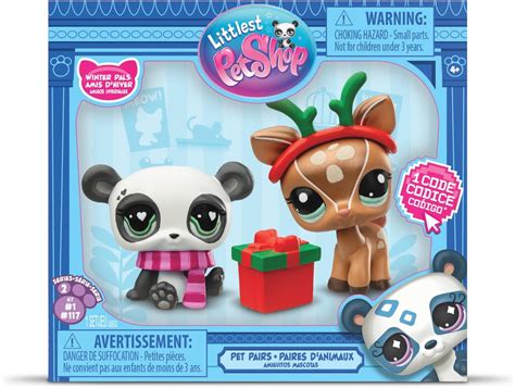 Littlest Pet Shop- Pet Pairs Winter Pals (Holiday Edition) : Amazon.co ...