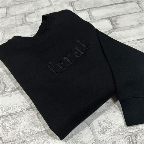 Feral - Embroidered Crewneck Sweatshirt – In Stitches Apparel