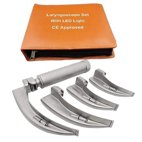 OTICA Laryngoscope with Set of 4 Macintosh Blade- Adult (LED) : Amazon ...
