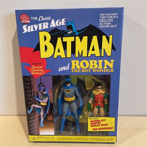 Yahoo!オークション - バットマン SILVER AGE BATMAN and ROBIN フィギ...