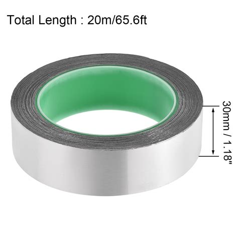 Uxcell 30mm Aluminum Foil Tape for HVAC,Patching Hot and Cold Air Ducts ...