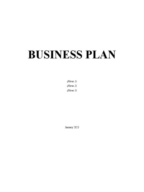 Business Plan Template 的图像结果