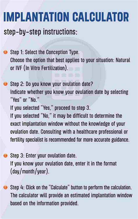 Implantation Calculator - Natural and IVF