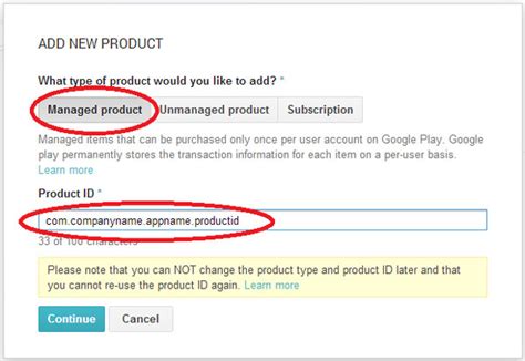 How to create a Product ID on Google Play? - Mag2GO