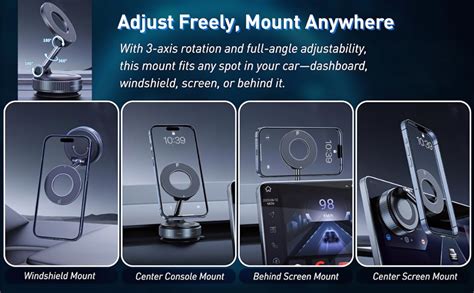 PLAYPULSE (1 Years Warranty) 2025 Upgraded 360° Magnetic Mobile Phone ...