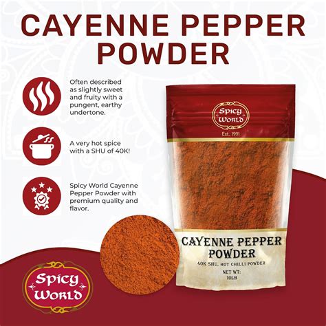 Spicy World Cayenne Pepper Powder - 10 Pound Bulk Bag in Nepal at NPR ...