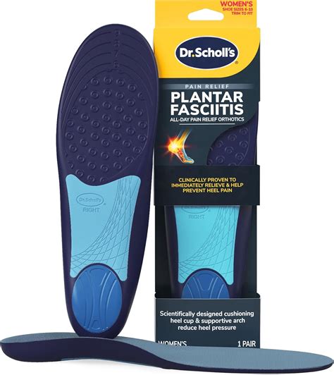 Brandclub - Dr. Scholl’s Plantar Fasciitis Pain Relief Orthotic Insoles ...