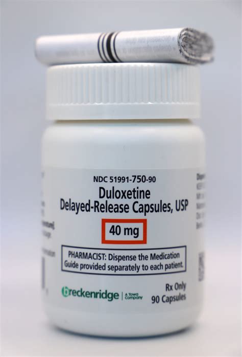 Duloxetine Delayed-release Capsules – Breckenridge