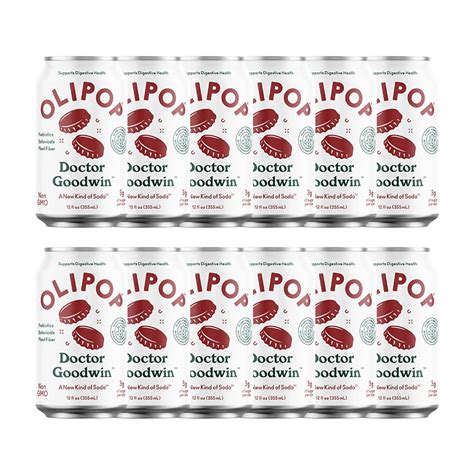 Amazon.com : OLIPOP - Doctor Goodwin Sparkling Tonic, Healthy Soda ...