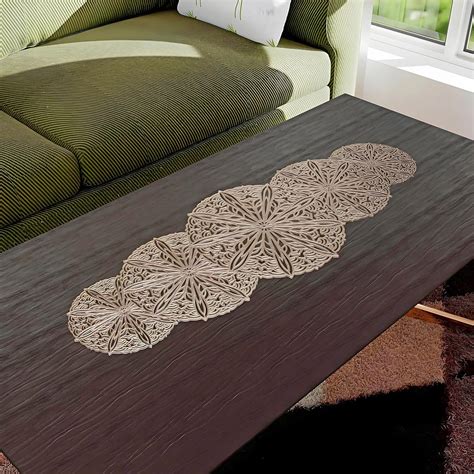 Buy Kuber Industries Table Runner | PVC, Gola-Design, 93x32x1 cm Online ...