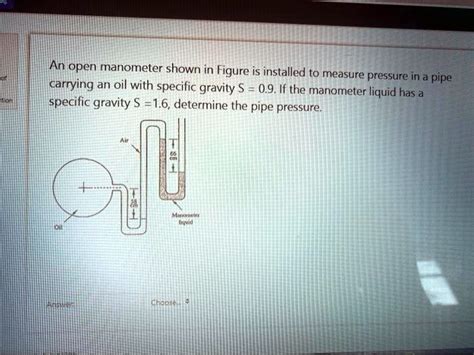 Image result for Open Manometer Problems