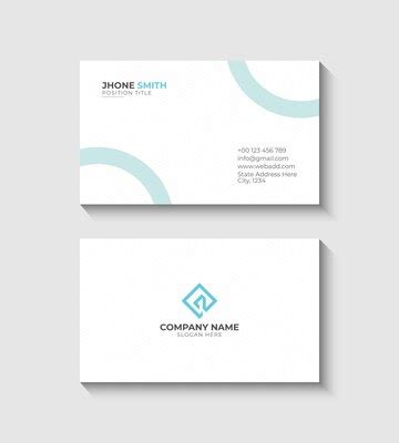 Clean Business Card Design 的图像结果