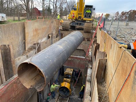 JACK AND BORE CROSSINGS COMPLETE - Bauer Drain