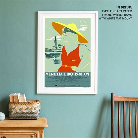 Buy Venezia Lido Travel Poster Art & Prints Online India at Best Price ...