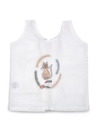 Buy Stotra Pure Cotton Hand Embroidered Unisex Baby Vest/Sleeveless ...