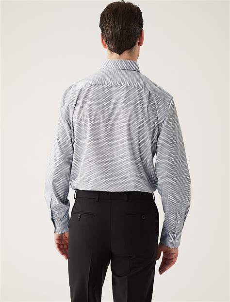 Buy 2pk Regular Fit Long Sleeve Shirts at Marks & Spencer