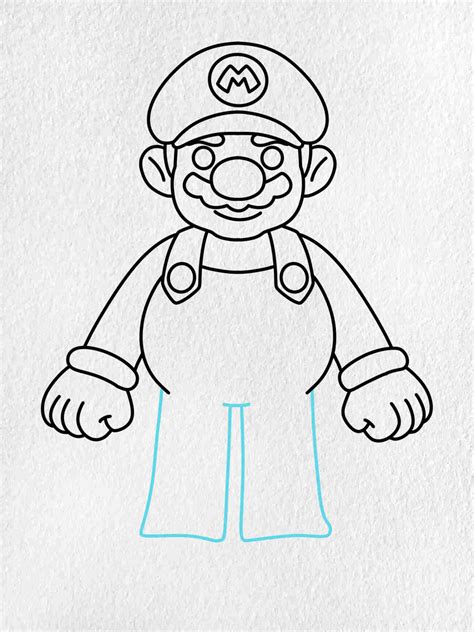 Easy Mario Drawing - HelloArtsy