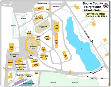 Maps and Directions - Boone County, KY 4-H and Utopia Fair