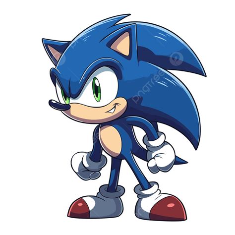 Sonic The Hedgehog Vector, Sticker Clipart Sonic The Hedgehog Anime ...
