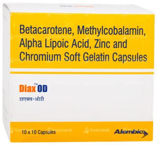 Diax Od Capsule 10 - Uses, Side Effects, Dosage, Price | Truemeds