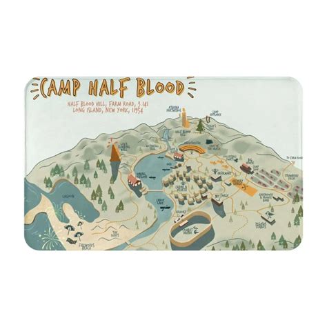 Percy Jackson Camp Half Blood Map