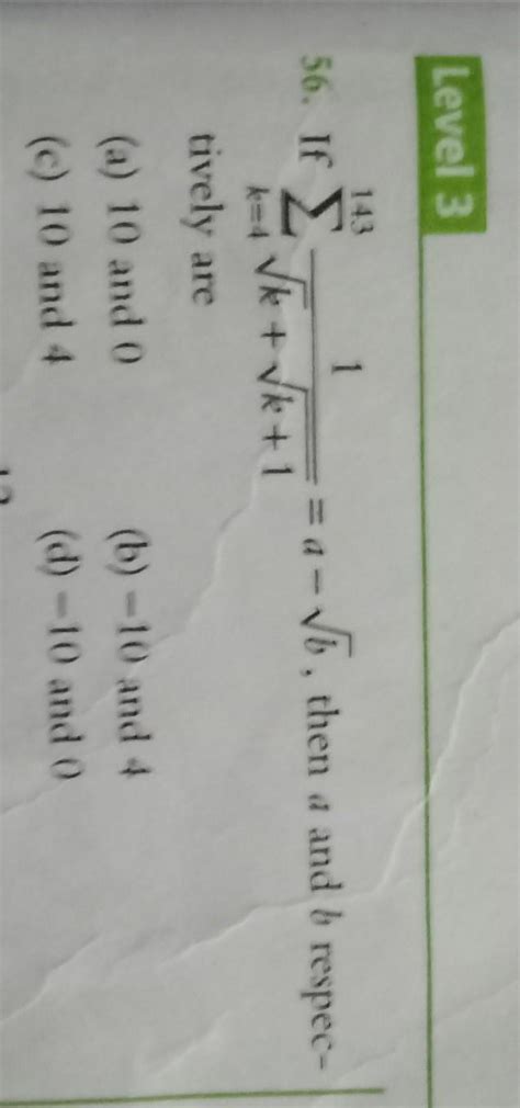Class 9Pearson Math Ch -1 Question 56. Level 3Solve ThisNo Spam ...