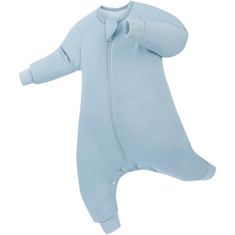 Baby Sleep Sack with Feet, Long Sleeve 1.0 TOG Baby Sleeping Bag with ...