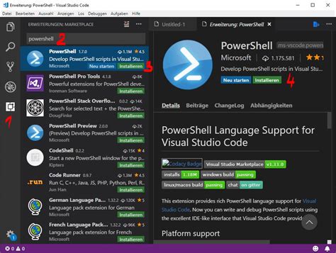 Image result for PowerShell UI in Visual Studio 2019