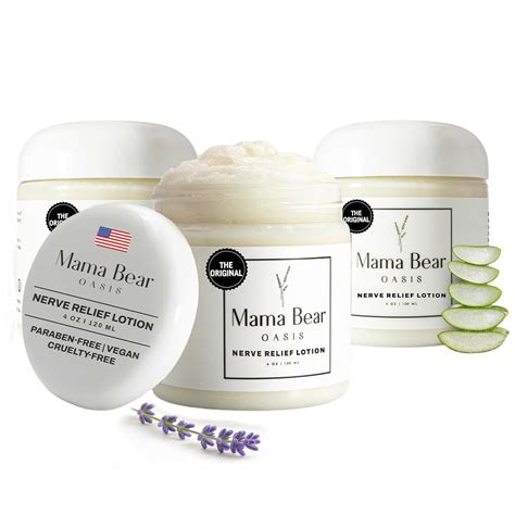 Amazon.com : Mama Bear Oasis Lotion - Neuropathy Nerve Therapy & Relief Cream - Maximum Strength ...