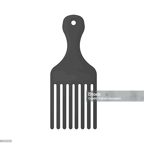 Afro Pick Stock Illustration - Download Image Now - Adult, Afro Pick ...