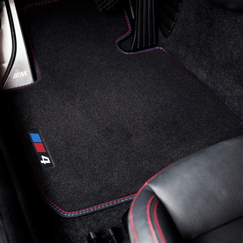 BMW 4-Series Convertible Velour Floor Mats 2014-2020 – F33 F83 – 4 Log