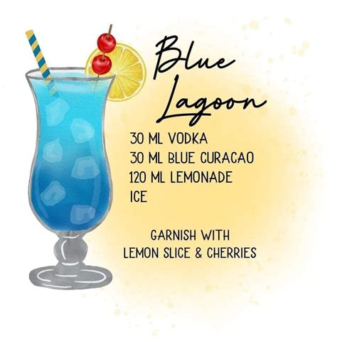 Blue Lagoon Cocktail Recipe