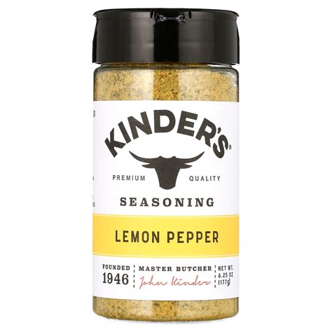 Kinder's Lemon Pepper Seasoning & Rub for Grilling, 6.25 oz - Walmart.com