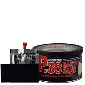 U-POL Isopon Easy Sand Bodyfiller P38 250ml Repairs Damaged Body Panels ...