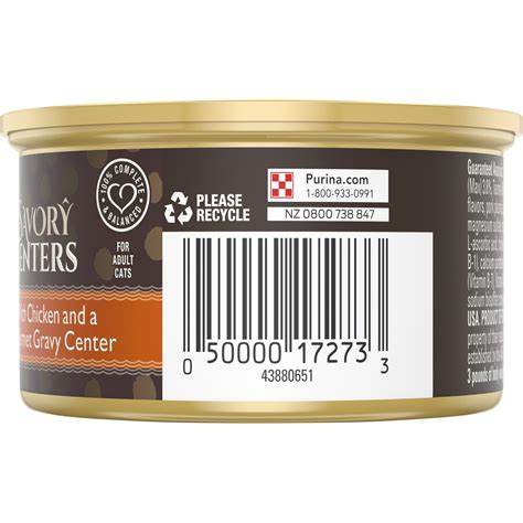 Fancy Feast Savory Centers Wet Cat Food Pâté with Chicken And Gourmet ...
