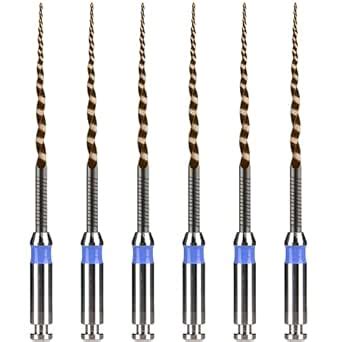 Denflex Flexible Heated Spring Endo Rotary 23mm Files, Root Canal ...