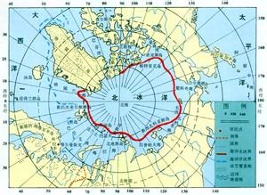 北极地图 的图像结果