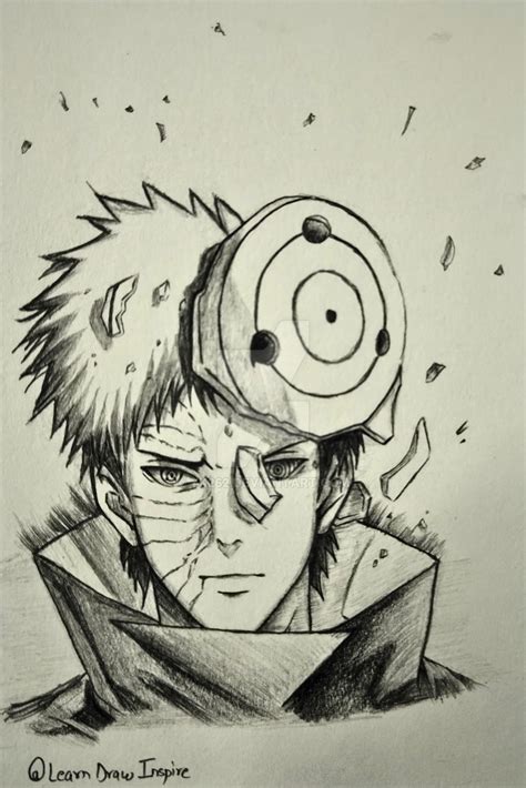 Sketch Of Obito Uchiha