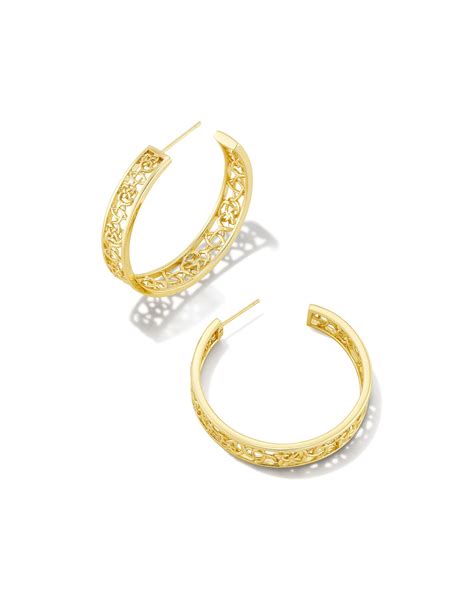 Gold Hoop Earrings For Stacking