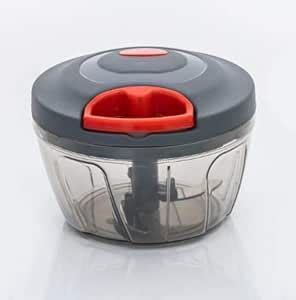Buy CAPTION Manual Food Chopper, Compact & Powerful Hand Held Vegetable ...