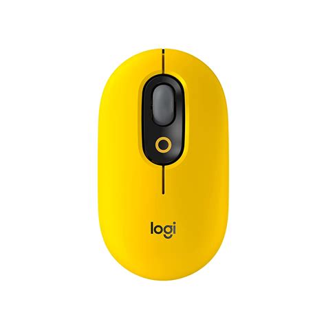 Logitech POP Optical Wireless Mouse Yellow - tpstech.in