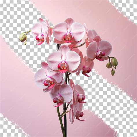 Premium PSD | Orchid of a pink color