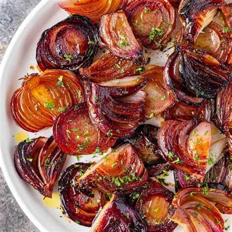 Slow Roasted Red Onions | Kevin Is Cooking