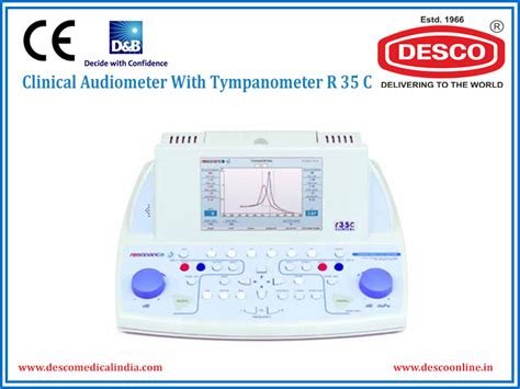 Clinical Audiometer with Tympanometer - Manufacturers & Exporters India